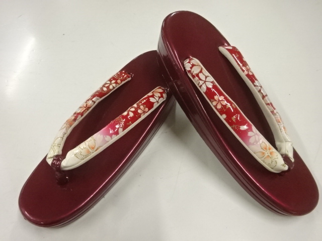 JAPANESE KIMONO / JAPANESE-STYLE ZORI (SIZE L)